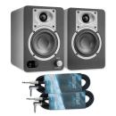 Fluid Audio Studio-Monitore C35BT Aktive Lautsprecher mit Kabel