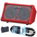 Boss Verstärker Cube Street II Rot mit BT-Dual Adapter und Kabel
