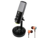 Mackie USB-Mikrofon Chromium mit In-Ear Kopfhörer