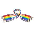 Hosa CPP830 Patchkabel Set 6,3mm Klinke Mono 30cm