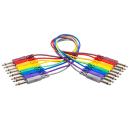 Hosa CPP845 Patchkabel Set 6,3mm Klinke Mono 45cm
