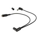 EBS Kabel DC-2 2-fach Verteiler für Netzteile mit 2.1 mm Stecker