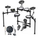 Nux DM-210 E-Drum Schlagzeug mit Becken-Pad und Drumsticks