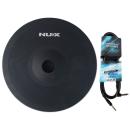 Nux Becken-Pad DM8-Cymbal E-Drum Becken 12 Zoll mit Kabel