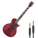 ESP LTD EC-401 E-Gitarre See Thru Cherry Sunburst mit Kabel