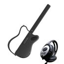 Lava Music Gitarre Genie Smart-Gitarre Schwarz mit Kopfhörer