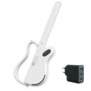Lava Music Gitarre Genie Smart-Gitarre Weiss mit Ladegerät