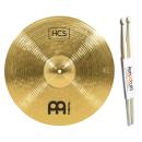 Meinl Becken HCS18CR Crash Ride 18 Zoll mit Schlagzeugstöcken