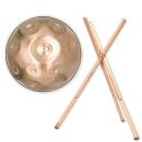 Patera Handpan HPDM-11 Compact Edelstahl D-Kurd mit Handpan-Stativ