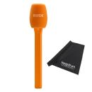 Rode Interview Micro Handadapter für Wireless Micro Orange mit Tuch