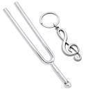 keepdrum Stimmgabel KDTFA 440Hz Ton A1 mit Schlüsselanhänger