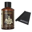 Dr Listons Becken-Politur Luxury Cymbal Polish mit Tuch