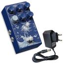 Klowra Effektgerät Limbo Reverb Pedal mit Netzteil