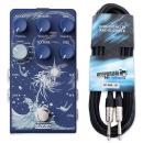 Klowra Effektgerät Limbo Reverb Pedal mit Kabel