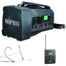 Mipro MA-100 mit Taschensender und Headsetmikrofon