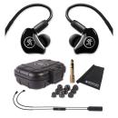 Mackie In-Ear Kopfhörer MP-220 mit Bluetooth-Adapter und Tuch