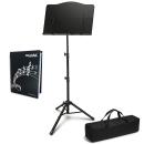 keepdrum Notenpult MUS024 mit Tasche und DIN A4 Mappe