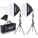 Neewer Dauerlicht NK200 Softbox Beleuchtungs-Set mit Mikrofasertuch