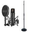 Rode Mikrofon NT1-Kit Studio-Mikrofon mit geradem Stativ