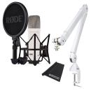 Rode NT1 Signature Weiss Mikrofon mit PSA-1+ Gelenkarm WH