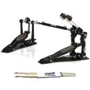 Pearl Doppel-Fußmaschine P-2052C/B Eliminator Limited Edition mit Schlagzeugstöcke 1 Paar