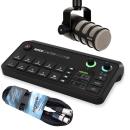 Rode Rodecaster Video S Produktions-Konsole mit Podmic und Kabel