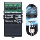 Boss RE-2 Space Echo Effektpedal mit Klinkenkabel