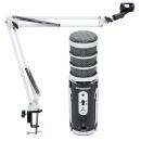 Samson Satellite USB-Mikrofon mit Gelenkarm-Stativ Weiss