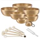 Meinl Sonic Energy Chakra Klangschalen Set SBSETCHA mit Stimmgabel