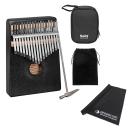 Sela SE246 Kalimba Mahagoni 17 Schwarz mit Tuch