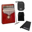 Sela SE247 Kalimba Mahagoni 17 Rot mit Tuch