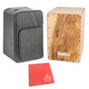 Sela Cajon SE-MC1 Maestro Olea mit Tasche und Sitzpad Rot