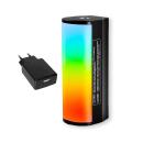 Neewer Dauerlicht TL98C magnetisches RGB Hand-Stablicht mit Netzteil