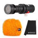 Rode Videomic Me-L mit Windschutz Orange mit Tuch