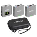 Rode Mikrofon-Funksystem Wireless GO Gen 3 Stone Grau mit Softcase