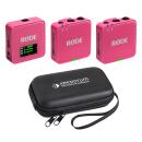 Rode Mikrofon-Funksystem Wireless GO Gen 3 Pink mit Softcase