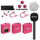 Rode Mikrofon-Funksystem Wireless GO Gen 3 Pink Interview Set 1