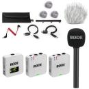 Rode Mikrofon-Funksystem Wireless GO Gen 3 Weiss Interview Set 1