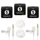 Rode Wireless ME Dual mit 2x Lavalier GO WH und 2x WS05WH