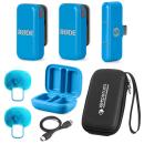 Rode Wireless Micro Drahtloses Mikrofon-System USB-C Blau mit Softcase